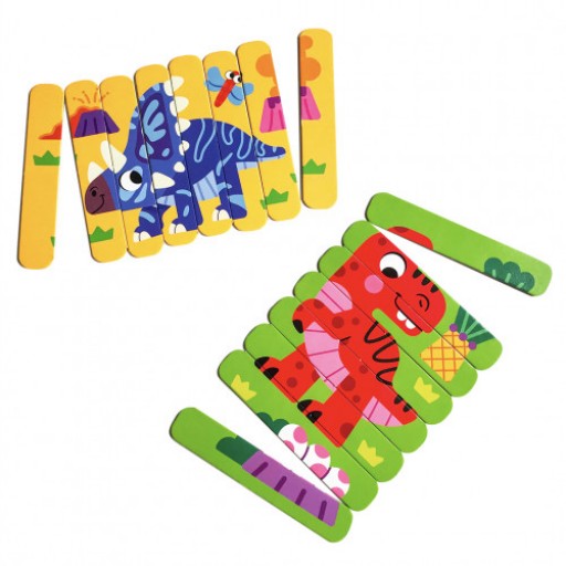 Puzzle patyki «Dinozaury»
