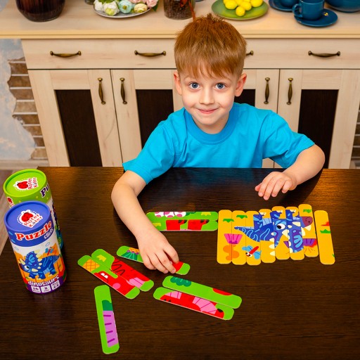 Puzzle patyki «Dinozaury»
