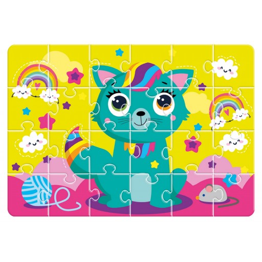 Puzzle in stand-up pouch «Cat»