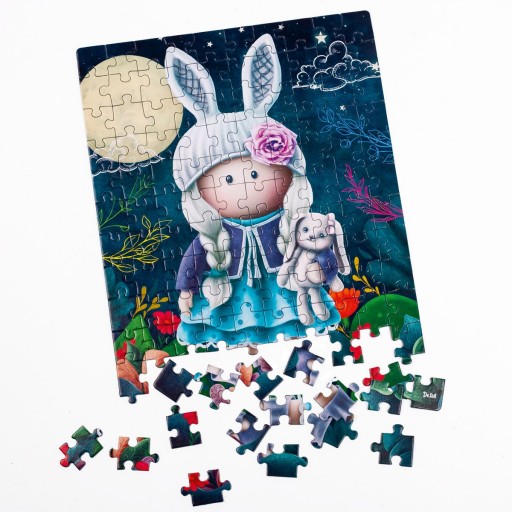 Puzzle «Mała lalka króliczek» DT100-01
