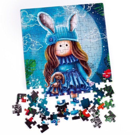 Puzzle «Ładna lalka w świetle księżyca» DT100-02