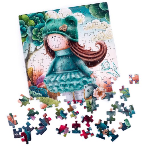 Puzzle «Lalka z koniem» DT100-03