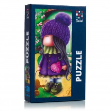Puzzle «Śliczna lalka ze słoniem» DT100-04