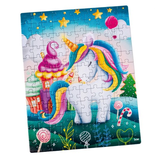 Puzzle «Mały śliczny jednorożec» DT100-07