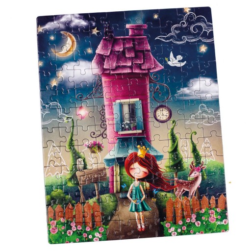Puzzle «Magiczny dom księżniczki» DT100-08