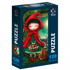 Puzzle «Dziewczyna i wilk» DT100-11