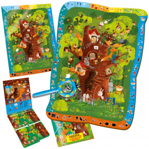 Puzzle-detective «Forest story»