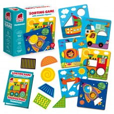 Educational game «Sorting game with wooden figures. Transport»
