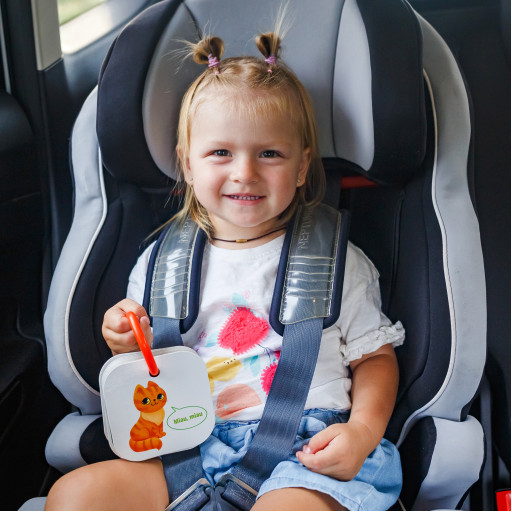 Karty na pierścionku Kolory. Zwierząt