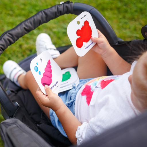 Karty na pierścionku Kolory. Zwierząt
