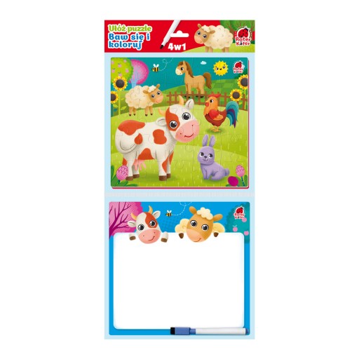 Gra edukacyjna 4 w 1. Farma	