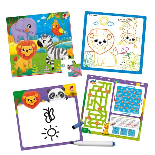 Gra edukacyjna 4 w 1. Zoo	