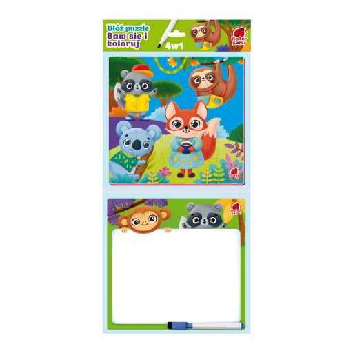 Gra edukacyjna 4 w 1. Zwierzęta	