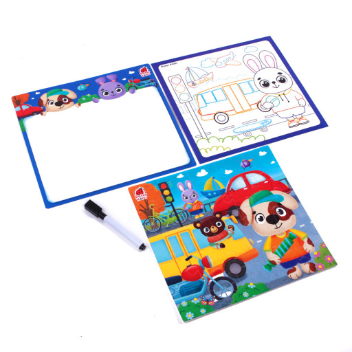 Gra edukacyjna 4 w 1. Transport