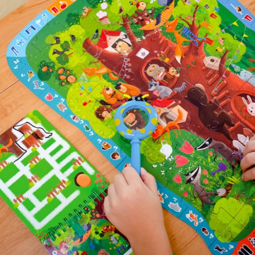 Puzzle-detective «Forest story»