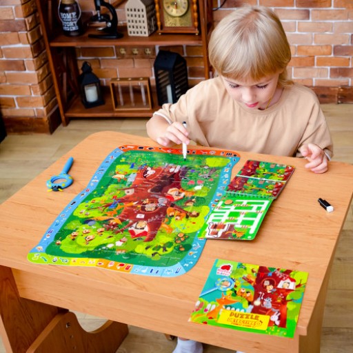 Puzzle-detective «Forest story»