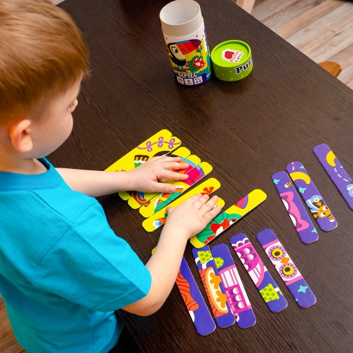 Puzzle patyki «Ptaki»