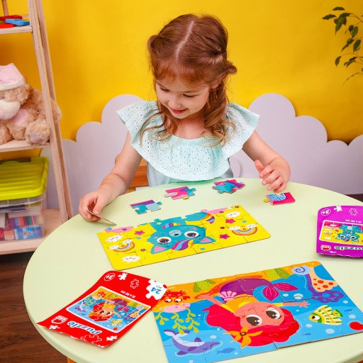 Puzzle in stand-up pouch «Cat»