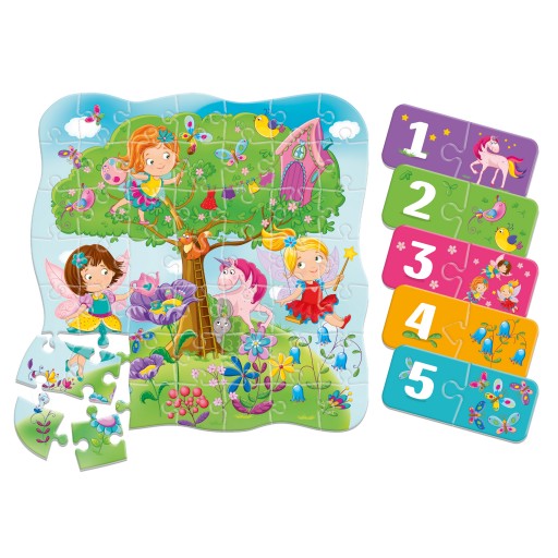 Puzzle 2 in 1 «Wróżki»