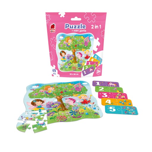 Puzzle 2 in 1 «Wróżki»