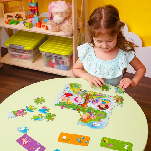 Puzzle 2 in 1 «Wróżki»