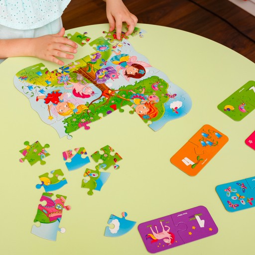 Puzzle 2 in 1 «Wróżki»