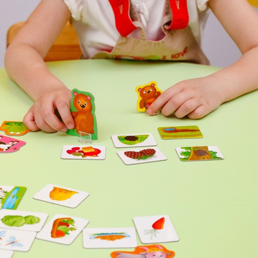 Gra educacyjna «W lesie i na farmie»
