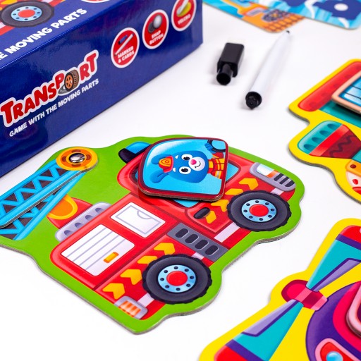 Game with the moving parts «Transport»