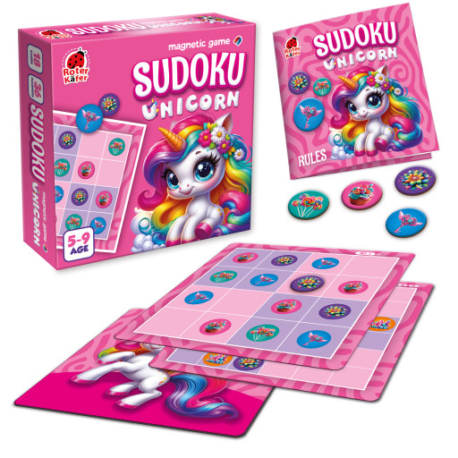 Gra magnetyczna „Sudoku Jednorożec”