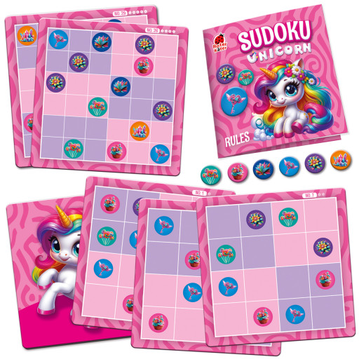 Gra magnetyczna „Sudoku Jednorożec”