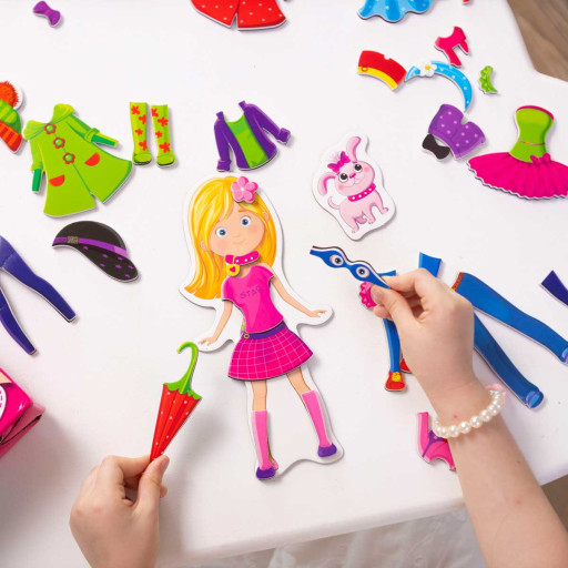 Magnesowa ubieranka «Elegantki»