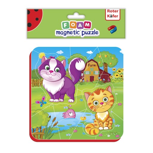 Foam magnetic puzzle «Farm»