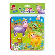 Foam magnetic puzzle «Meadow»