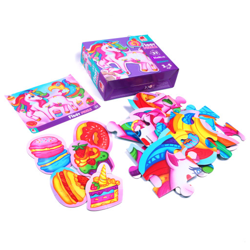 Puzzle podłogowe «Magiczny jednorożec»