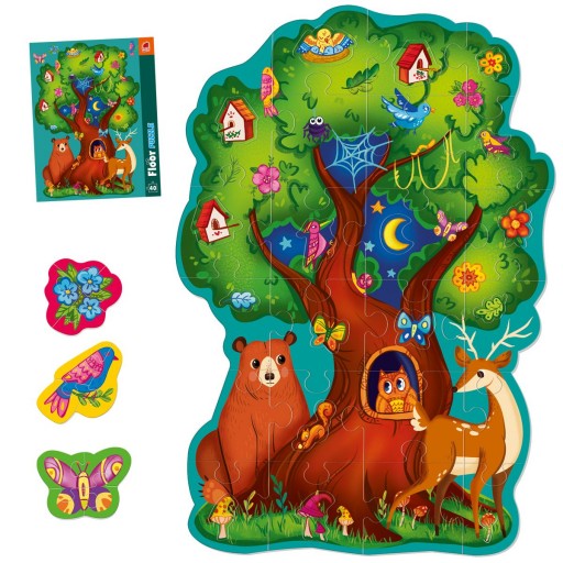 Puzzle podłogowe «Zwierzęta leśne»  RK7010-04