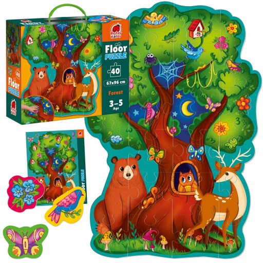 Puzzle podłogowe «Zwierzęta leśne»  RK7010-04