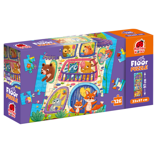 Puzzle Roter Kafer floor puzzle. House. 