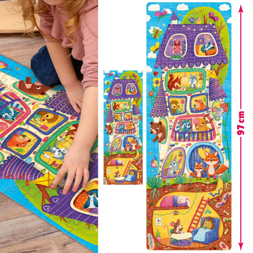 Puzzle Roter Kafer floor puzzle. House. 