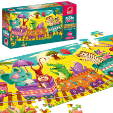 Puzzle Roter Kafer floor puzzle. Train. RK7010-06