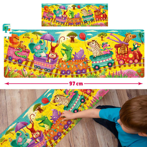 Puzzle Roter Kafer floor puzzle. Train. RK7010-06