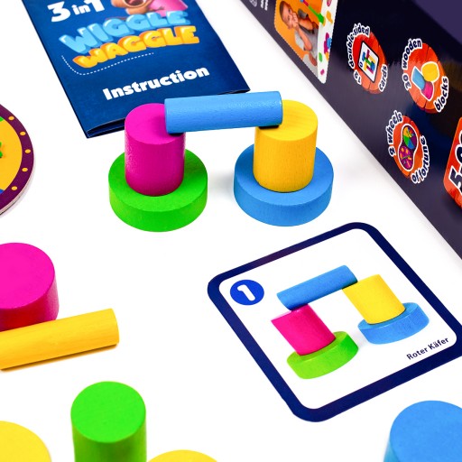 Wooden game «Wiggle waggle»
