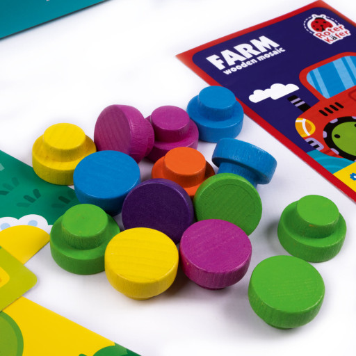 Gra edukacyjna «Drewniana mozaika. Farma»