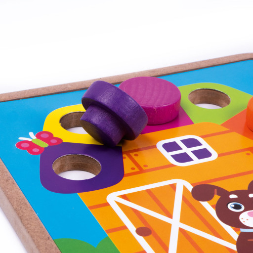 Gra edukacyjna «Drewniana mozaika. Farma»