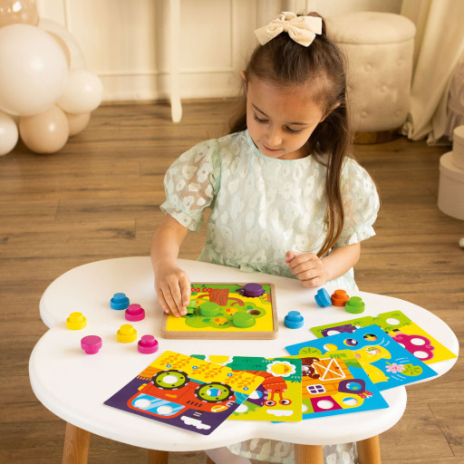 Gra edukacyjna «Drewniana mozaika. Farma»