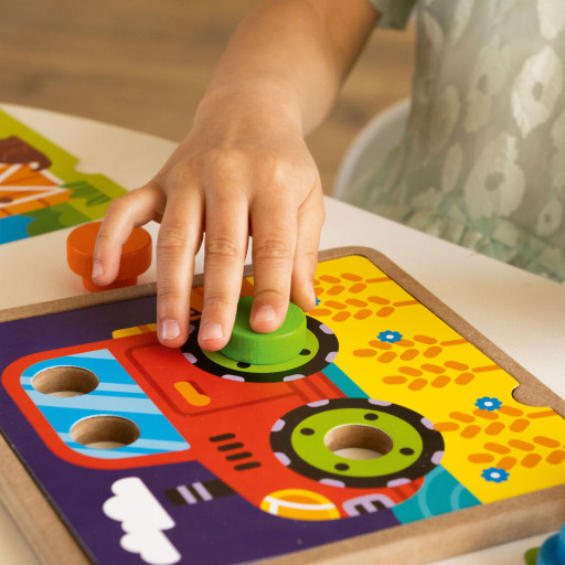 Gra edukacyjna «Drewniana mozaika. Farma»