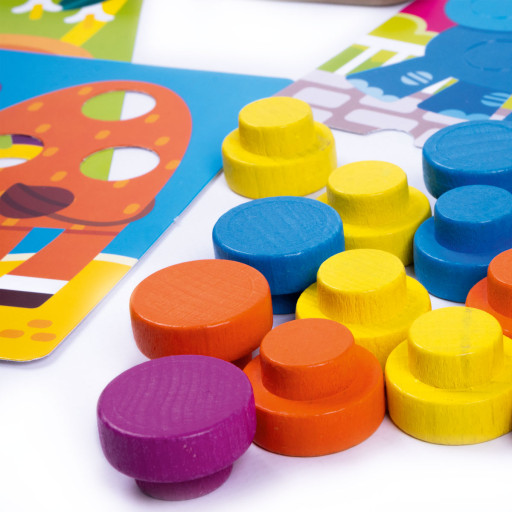 Gra edukacyjna «Drewniana mozaika. Zoo»