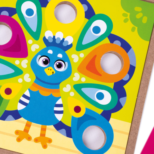 Gra edukacyjna «Drewniana mozaika. Zoo»