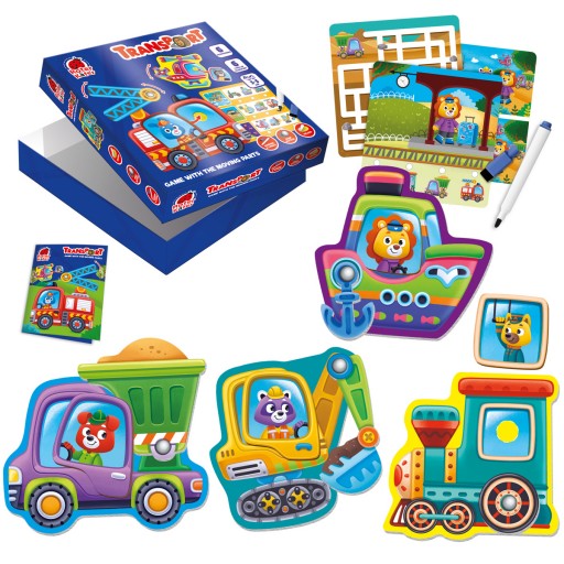 Game with the moving parts «Transport»