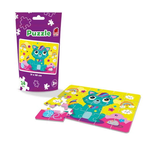 Puzzle in stand-up pouch «Cat»
